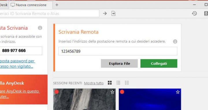 connessione remota anydesk